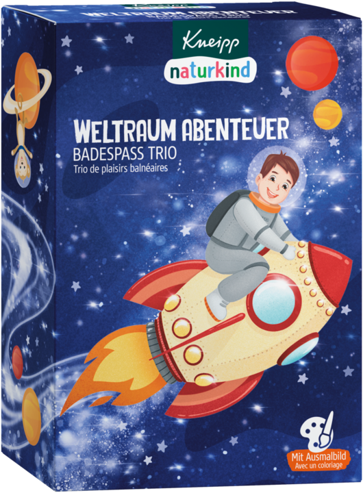 Image du produit Kneipp Coffret cadeau Naturkind Aventure spatiale (Bombe de bain)