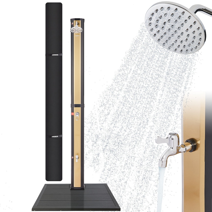 Produktbild Arebos Solardusche + Bodenelement