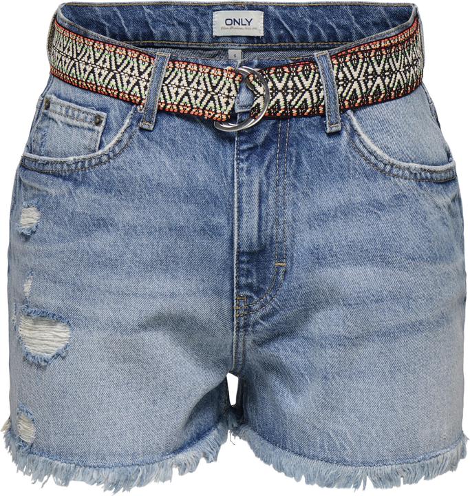 Image du produit Only ONLROBYN Hohe Taille Gerade geschnitten Jeans-Shorts Jeans-Shorts (S)