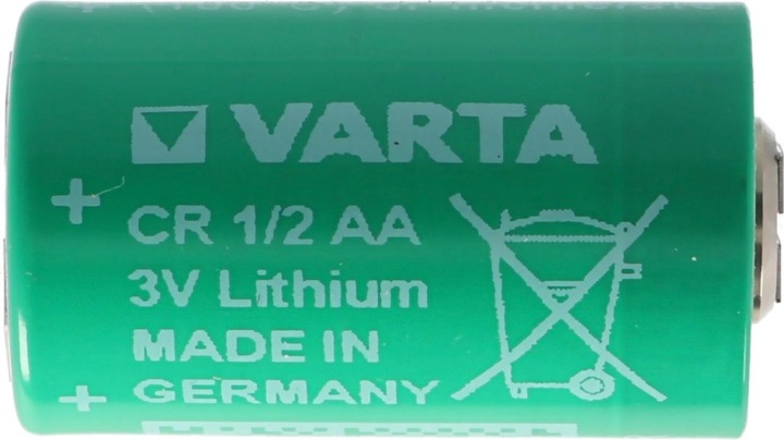 Produktbild Varta Batterie CR1/2AA 6127 mit 3er Print Lötfahne, Pluskontakt 2er, Minus 1er (1 Stk., CR 1/2AA, 950 mAh)