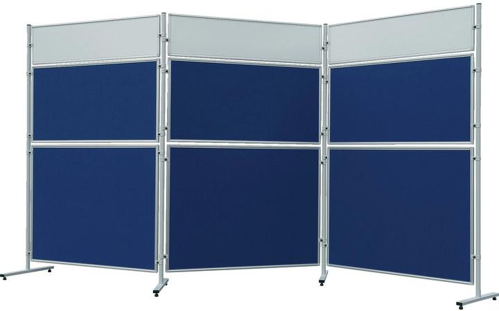 Produktbild Franken Rollenset für Stellwandsystem ECO, schwarz aus Kunststoff, feststellbar