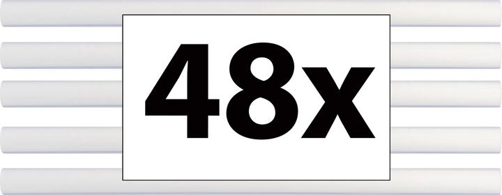 Produktbild Toolcraft TO-8997030 Heissklebesticks Ø 7 mm x (L) 100 mm Transparent 240 g 48 St