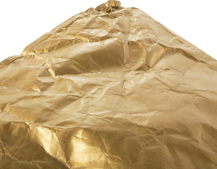 Actual product image Beliani Beanbag gold DROP
