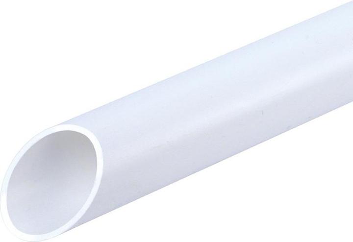 Fränkische Rohrwerke FRA FPKu-EM-F-UV 25 weis Starres Kunststoffpanzerrohr (200 cm)