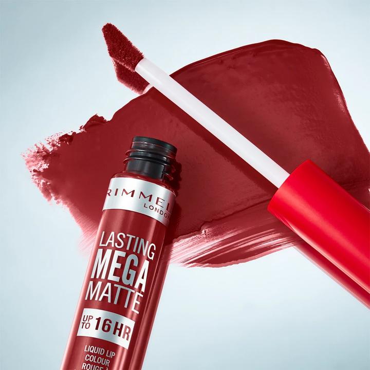Productafbeelding Rimmel London Blijvende Mega Matte Liquid Lip Colour (930 - ROBIJNRODE PASSIE)