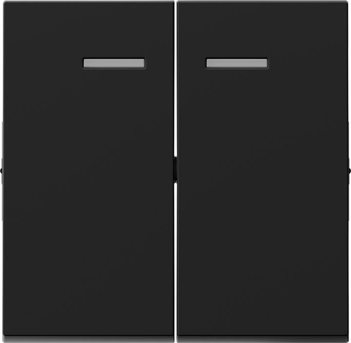 Actual product image Legrand SEANO series rocker 765309 illuminated in the colour version black