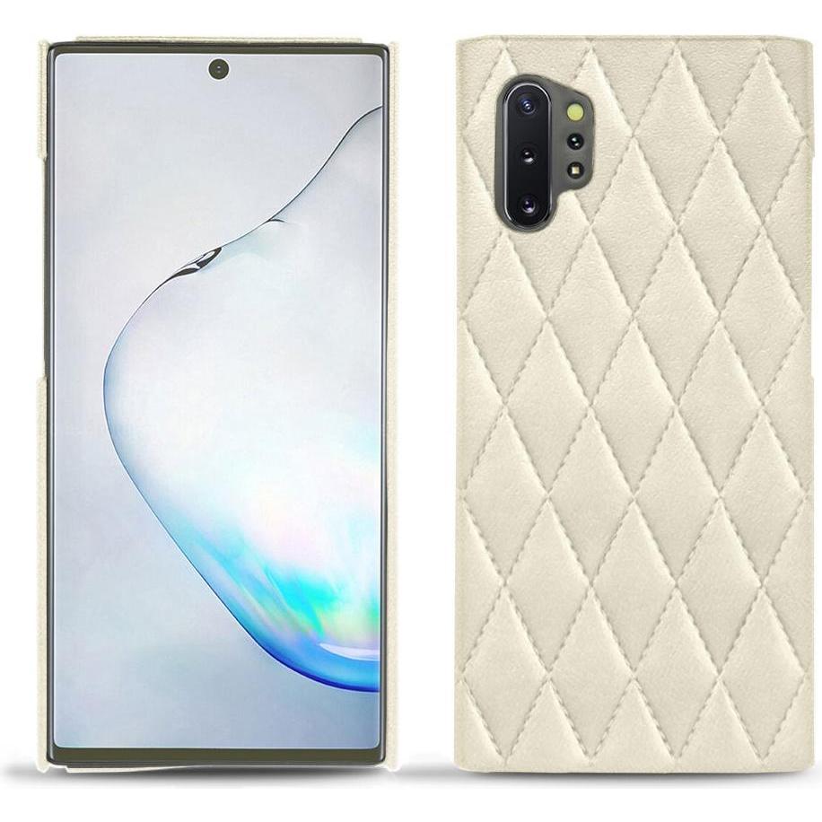 Noreve Lederschutzhülle (Samsung Galaxy Note 10+), Smartphone Hülle, Weiss
