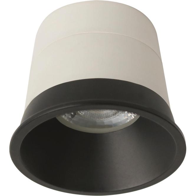 Megaman, Wandleuchte + Deckenleuchte, LED-Modul dimmbar MT76769BK blendarm sw H43mm SET LED-Modul 36° (450 lm)