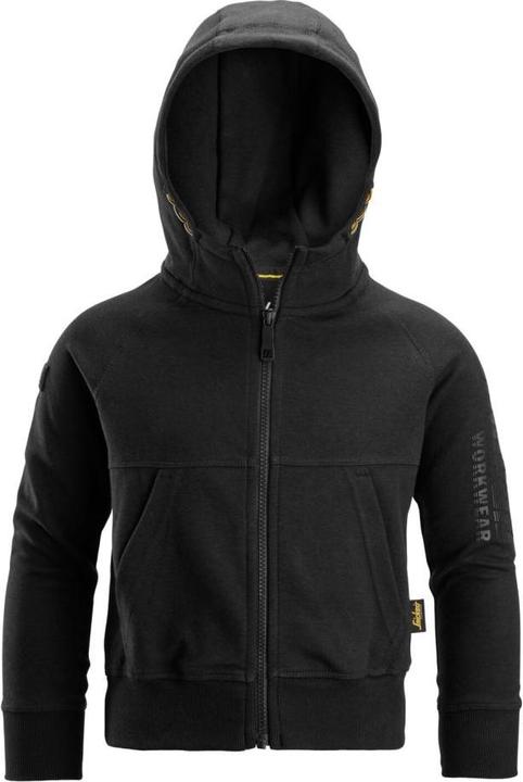 Immagine prodotto Snickers Workwear 75124100116 Junior Logo-Kapuzenpulli mit Reissverschluss Orange 116 (116)