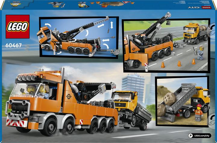 Produktbild LEGO Schwerlast-Abschleppwagen mit Kran (LEGO City)