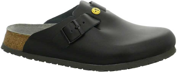 Birkenstock Boston ESD Naturleder Normal
