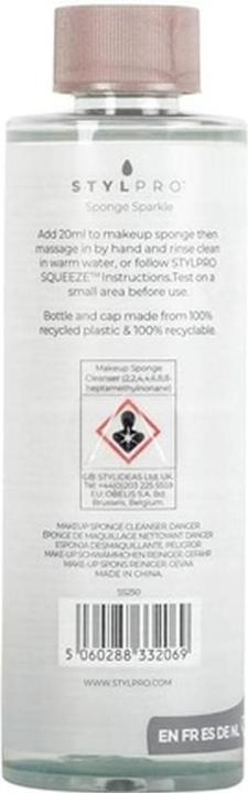 Produktbild Stylideas Stylpro Vegan Sponge Sparkle Cleanser 250ml (Reinigungstücher Gesicht, 250 ml)