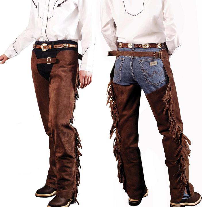 Actual product image Lakota Fringed suede chaps (XL)