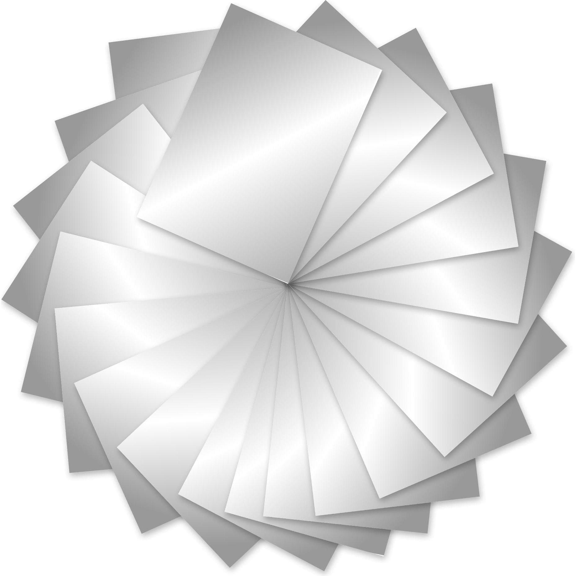 Ursus, Kopierpapier, Tonzeichenpapier A4, 130 g/m², 100 Blatt, Silber (130 g/m², A4)