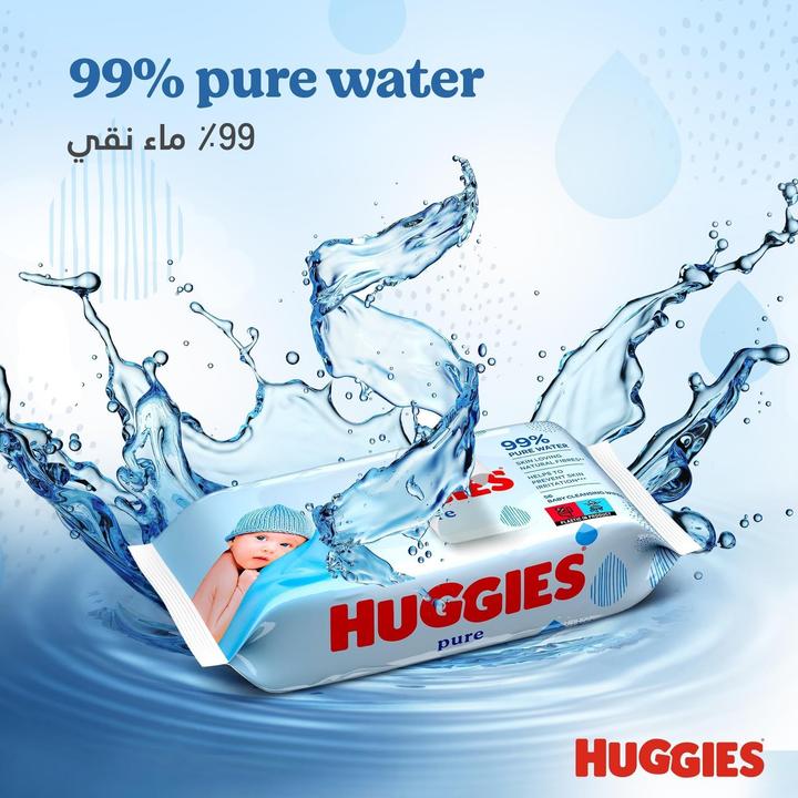Image du produit Huggies Pure (3 x 56 pcs)