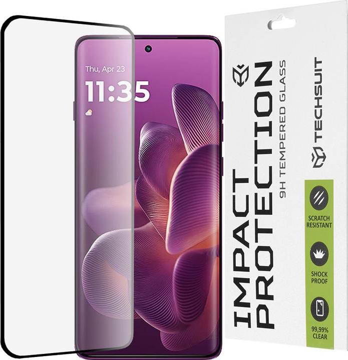 Productafbeelding Techsuit - 111D Full Cover / Full Glue Glass - Motorola Edge 60 Pro - Black (Motorola Rand 60)