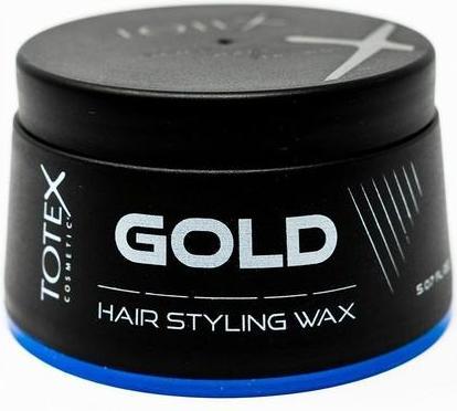 Produktbild Totex Haarstyling Gold Wachs Starker Halt Perfekter Duft Textur Glanz Finish 150ml (Haarwachs, 150 ml)