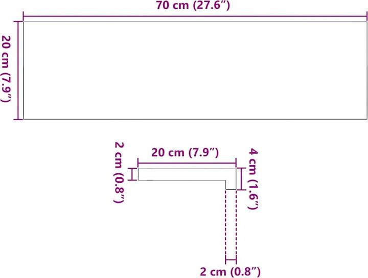 Produktbild vidaXL Fensterbank