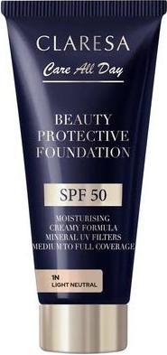Dior Claresa Beauty Protective Foundation Moisturizing Foundation With Spf50 1n Light Neutral 30ml (1N Light Neutral)