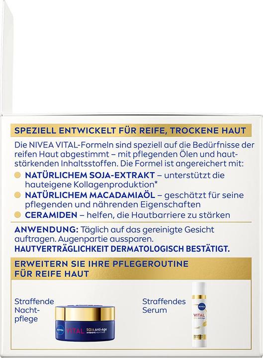 Produktbild NIVEA Vital Soja (50 ml, 24h Creme, SPF 15)