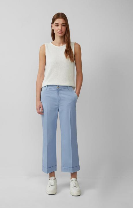 Produktbild S.Oliver Hose High-Rise-Culotte aus Baumwollstretch mit Bügelfalten (36)