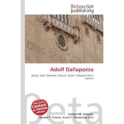 Adolf Dallapozza, Fachbücher