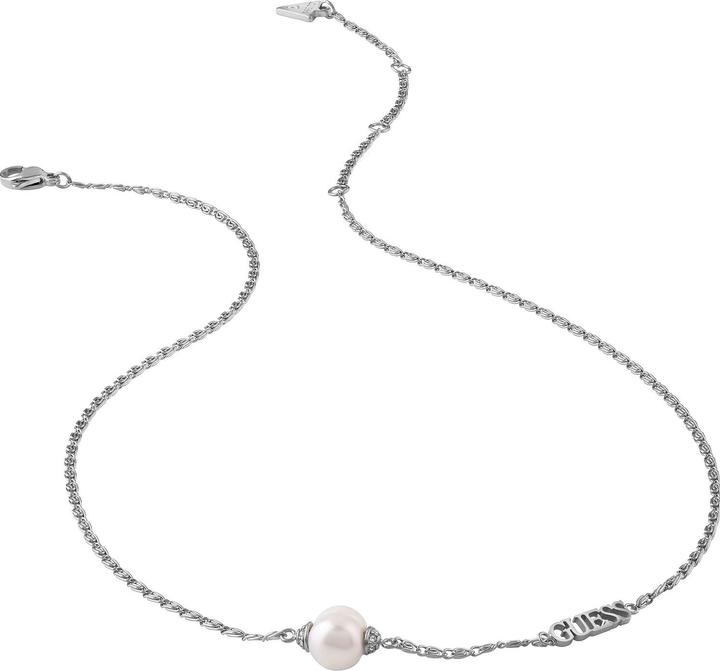 Image du produit Guess Charmant collier en acier avec Pearl Underwater Love JUBN02268JWRHT/U (Acier inoxydable, 40.5 cm)