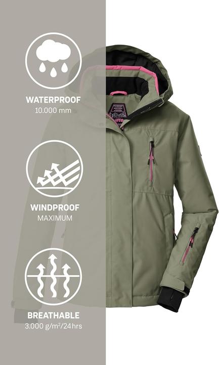 Produktbild Killtec Giacca da Sci per Ragazze con Cappuccio e Paraneve (176)