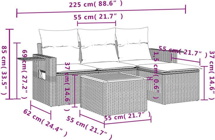 Produktbild vidaXL Rosalia