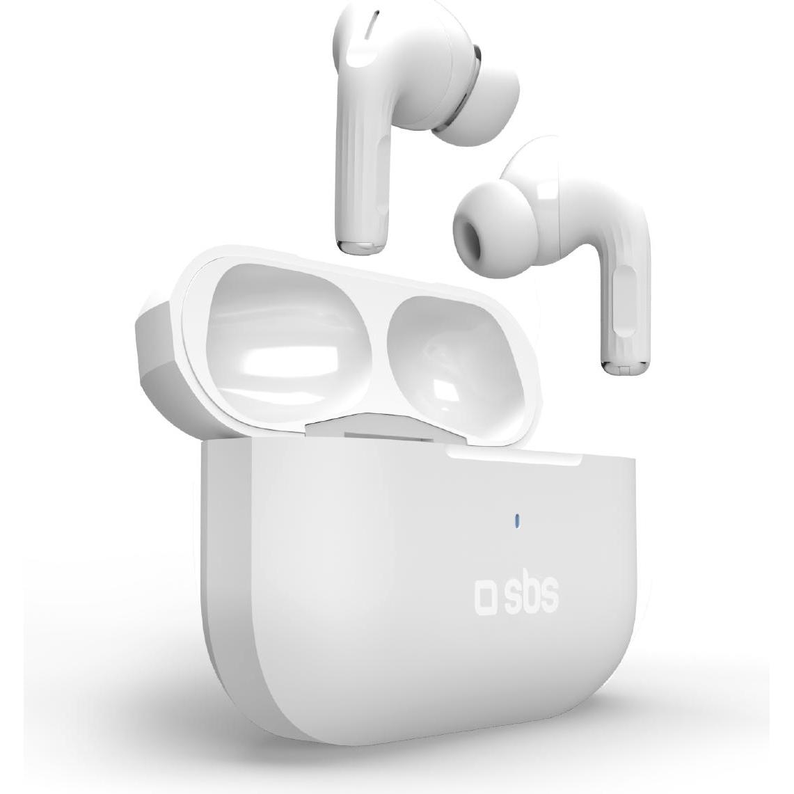 Sbs Bianco Auricolari Tsw Adatti Alla Ricarica Wireless (Senza Fili), Cuffie,