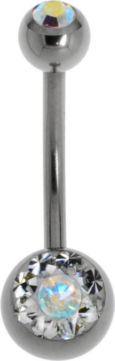 Produktbild Bijouteria Bauchpiercing (Titan, Swarovski Kristall)