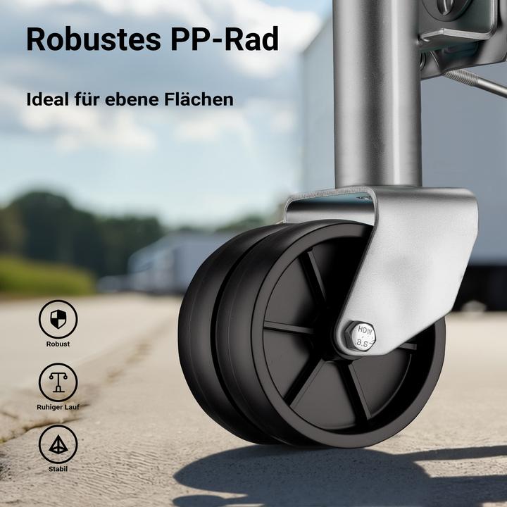 Actual product image Wiltec Double support wheel