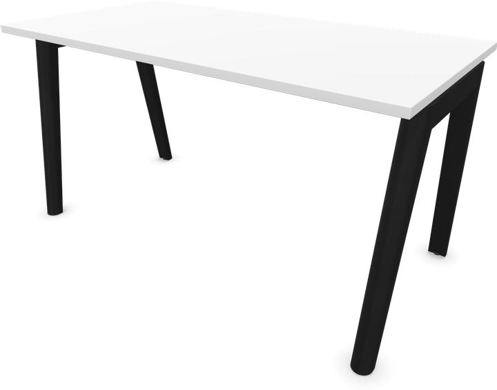 Esche gebeizt schwarz, Weiss