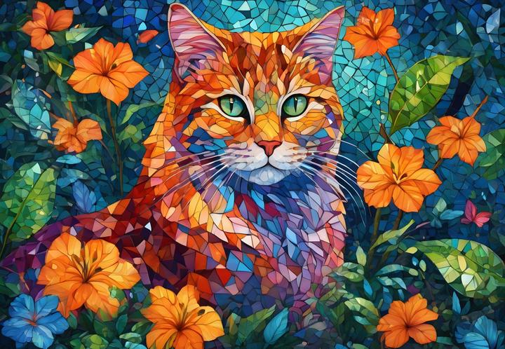 Immagine prodotto Alipson Puzzle Puzzle 1000 pieces Chat Mosaïque (1000 pezzi)