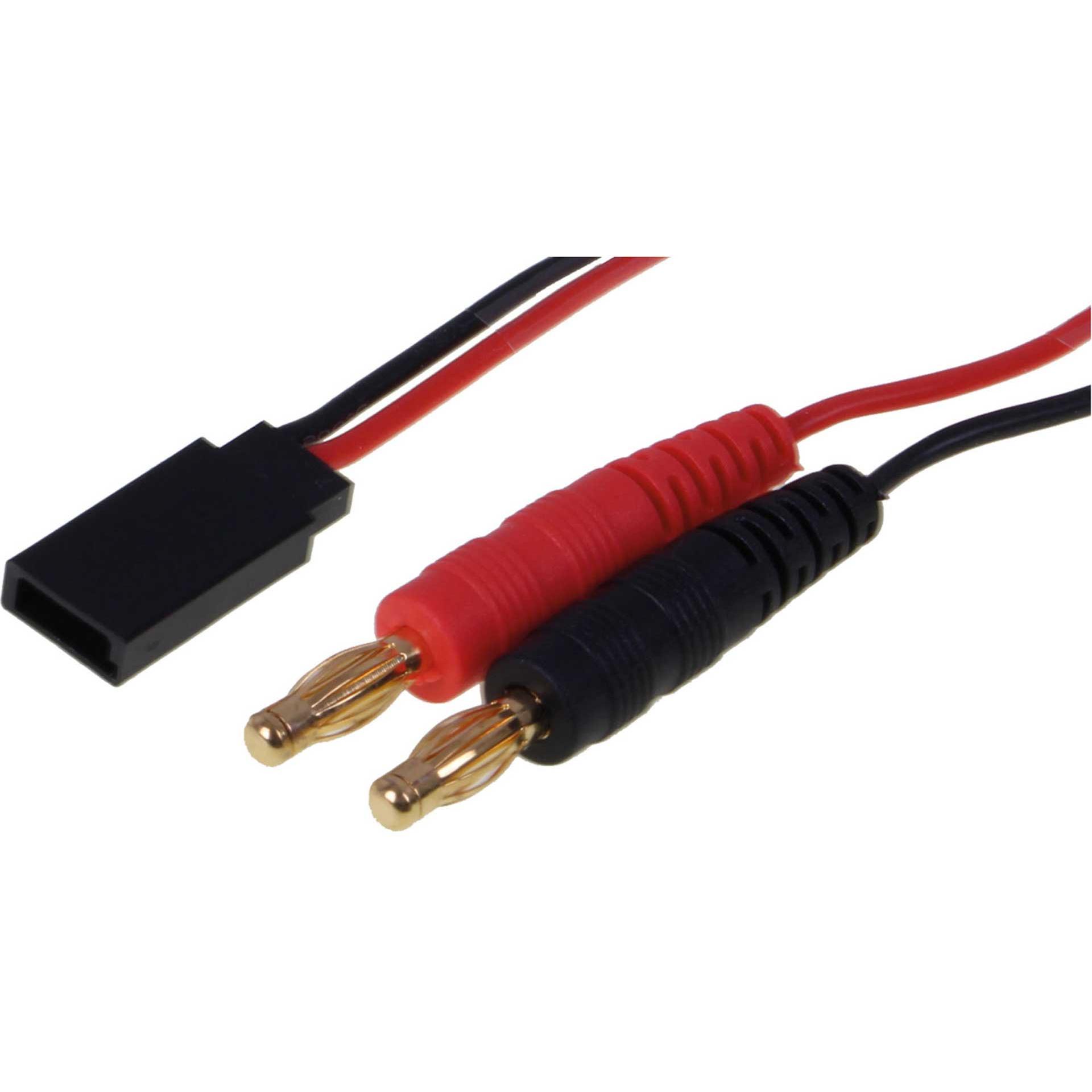 Robbe Modellsport LADEKABEL RX Futaba 20AWG/0,5MM² 50CM mit Bananenstecker 1STK.