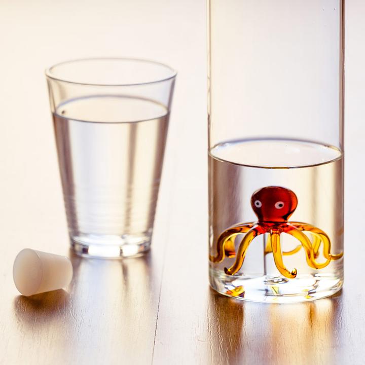 Actual product image Balvi Glass bottle OCTOPUS (1.20 l)