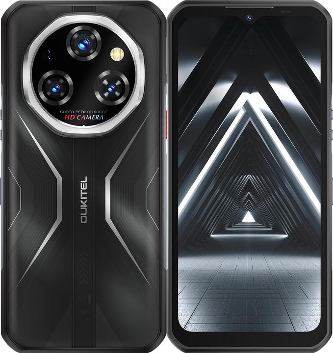 Produktbild Oukitel Smartphone WP55 6 6-Zoll 12/256GB DS 11000mAh Schwarz (256 GB, Schwarz, 6.60", Dual SIM, 5G)