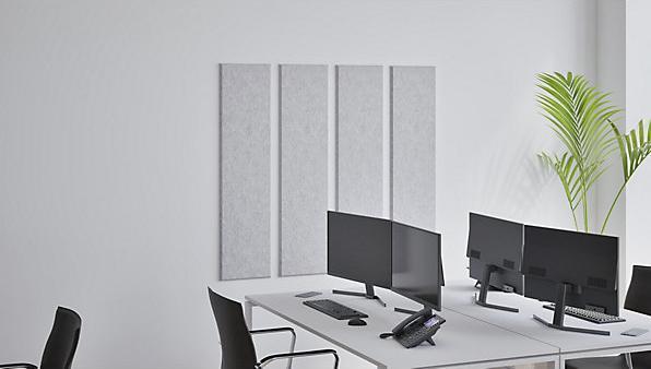 Produktbild eurokraft basic Akustik-Wandplatte (30 x 120 cm)