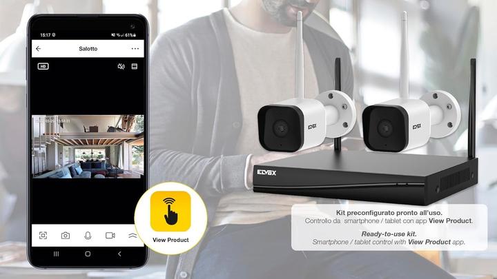 Actual product image Vimar WiFi Surveillance Kit (3840 x 2160 pixels)