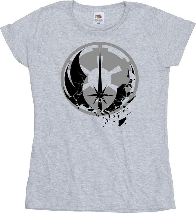 Produktbild Star Wars ObiWan Kenobi Fractured Logos TShirt (M)