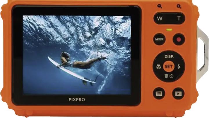 Actual product image Kodak Unterwasserkamera WPZ2, orange 4x opt. Zoom, 15m, 16MP (4.9 - 19.6 mm, 16 Mpx)
