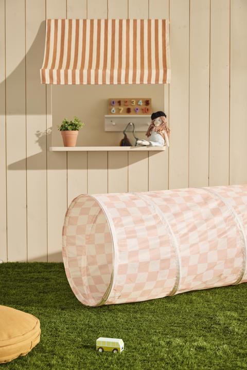 Image du produit Kids Concept Tunnel de jeu Karo apricot