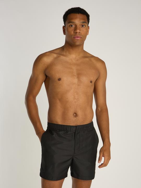Actual product image Calvin Klein Medium Double Waistband Heren Zwembroek - Zwart - Maat M (M)