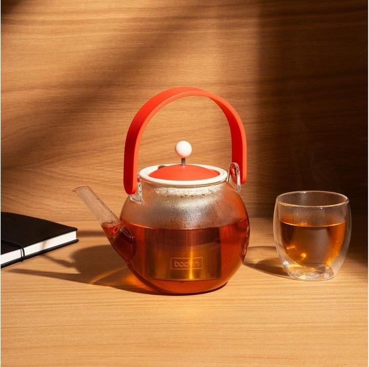 Produktbild Bodum Teebereiter mit Edelstahlfilter und Bambus Henkel (1 l)