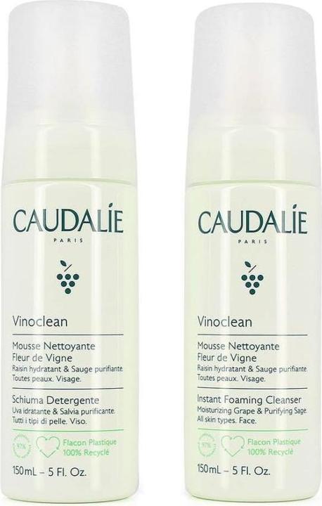 Image du produit Caudalie Duo Vinoclean Fleur Vigne (Mousse nettoyante, 300 ml)