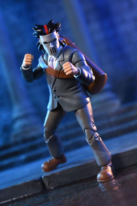 Actual product image Neca Teenage Mutant Ninja Turtles (Cartoon) Action Figures 2-Pack Business Suit Casey Jones & Split Foot