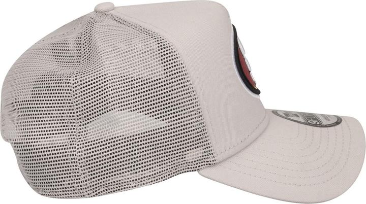 Actual product image New Era A-Frame Mesh Trucker Cap - San Francisco 49ers stone