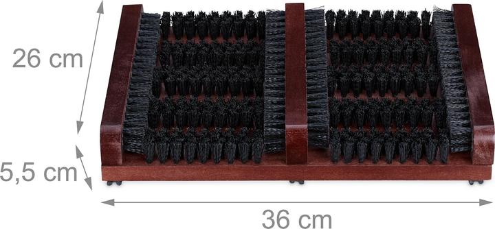 Actual product image Relaxdays Shoe brush (36 x 26 x 5.5 cm)