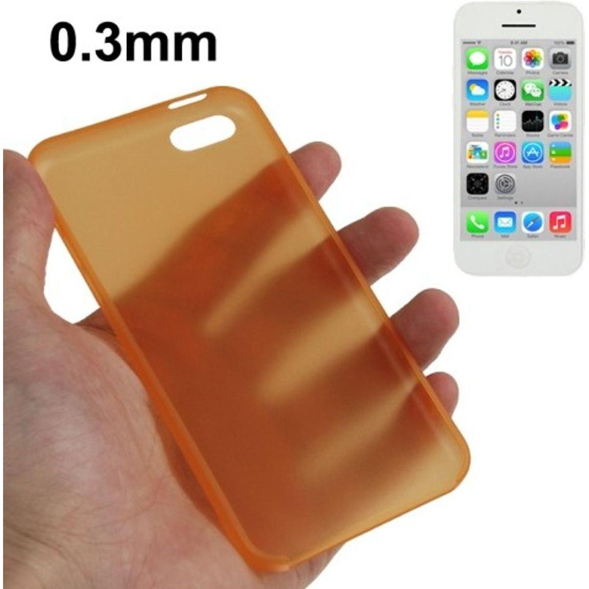Thumbnail - König Design Schutzhülle Case Ultra Dünn 0,3mm für Handy Apple iPhone 5C Orange (Apple iPhone 5c), Smartphone Hülle, Ora...