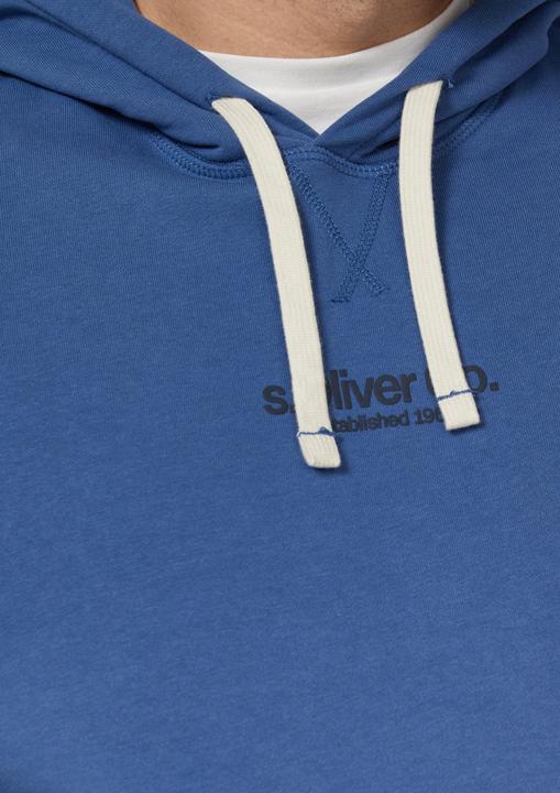 Produktbild s.Oliver Sweatshirt Kapuzenpullover aus Baumwollmix mit Label-Print (3XL)